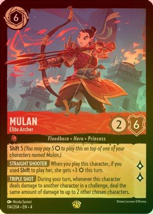 Mulan (Elite Archer) - 114/204 - Legendary (Foil)