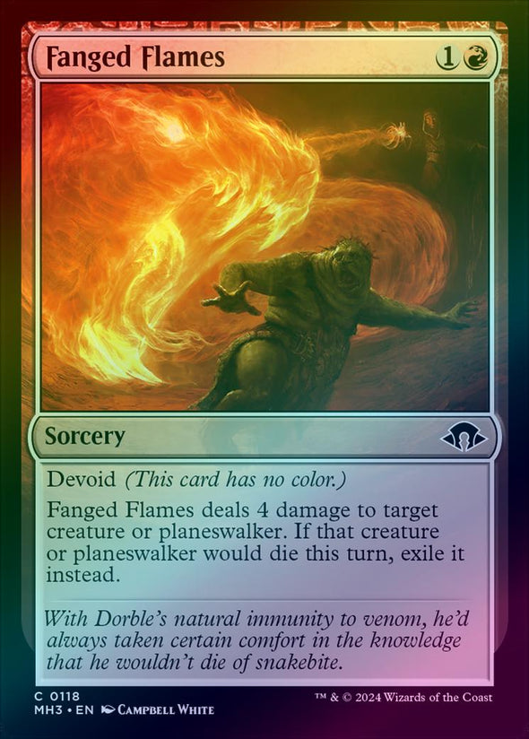 Fanged Flames (Foil) (MH3)