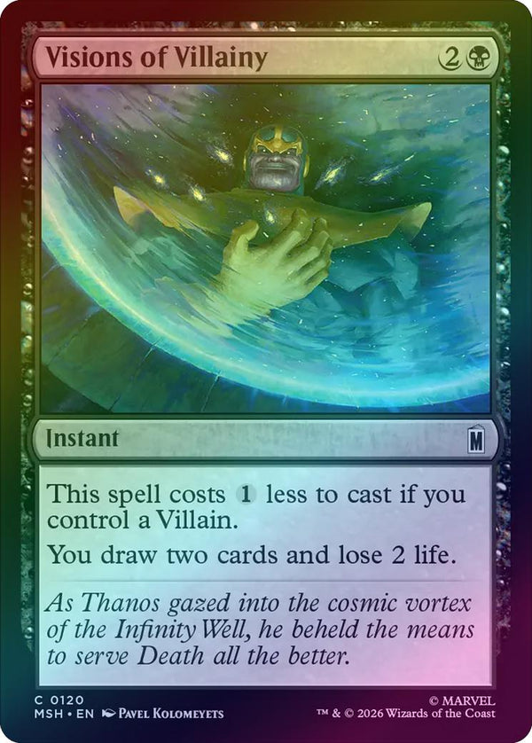 Visions of Villainy (Foil) (MSH) (Pre-Order)