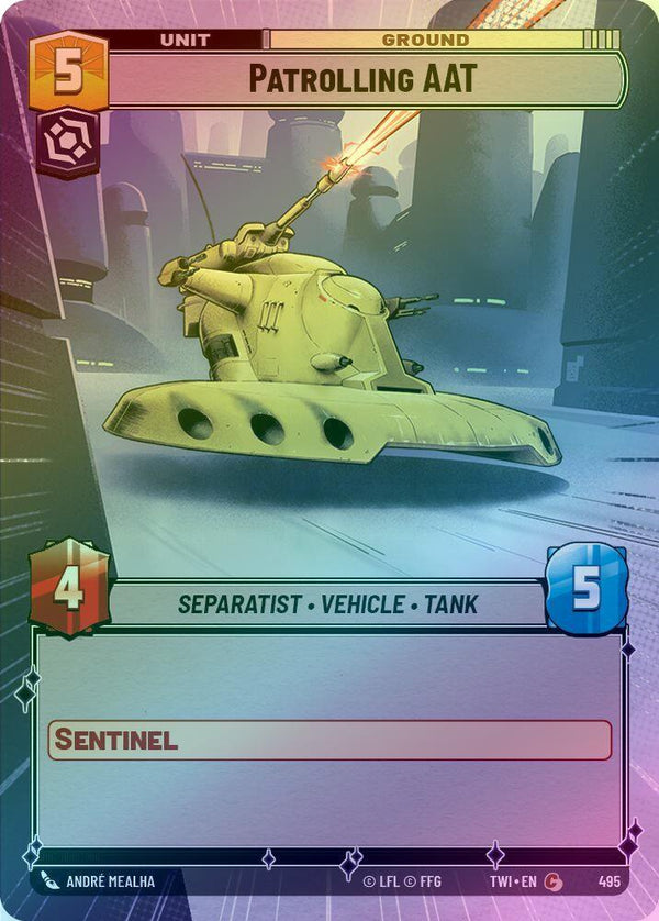 Patrolling AAT (Hyperspace) - 495 - Common (Foil)
