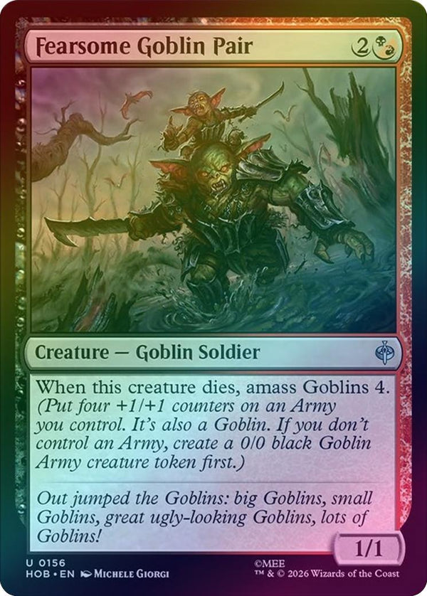 Fearsome Goblin Pair (Foil) (HOB) (Pre-Order)