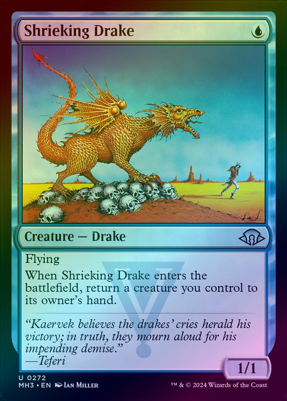 Shrieking Drake (Foil) (MH3)