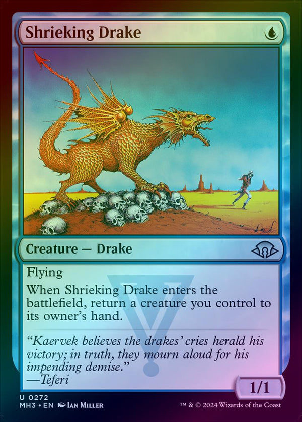 Shrieking Drake (Foil) (MH3)