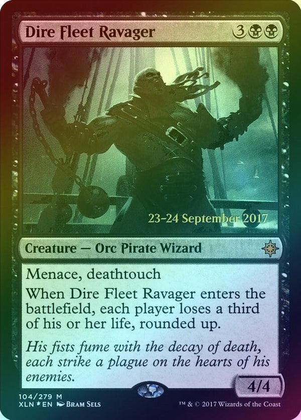 Dire Fleet Ravager - Prerelease Promo (Foil) (PXLN)