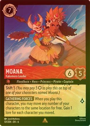 Moana (Kakamora Leader) - 121/204 - Rare (Foil)