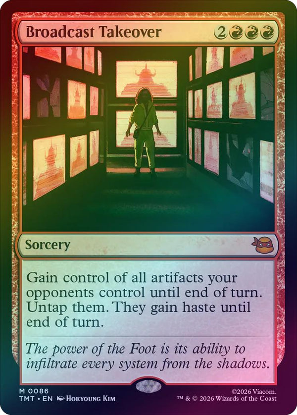 Broadcast Takeover (Foil) (TMT)