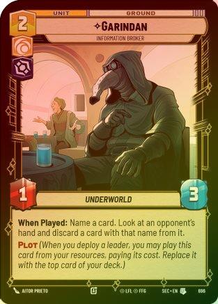 Garindan - Information Broker (Foil) - 696 - Uncommon (Foil)