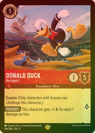 Donald Duck (Not Again!) - 106/204 - Legendary (Foil)