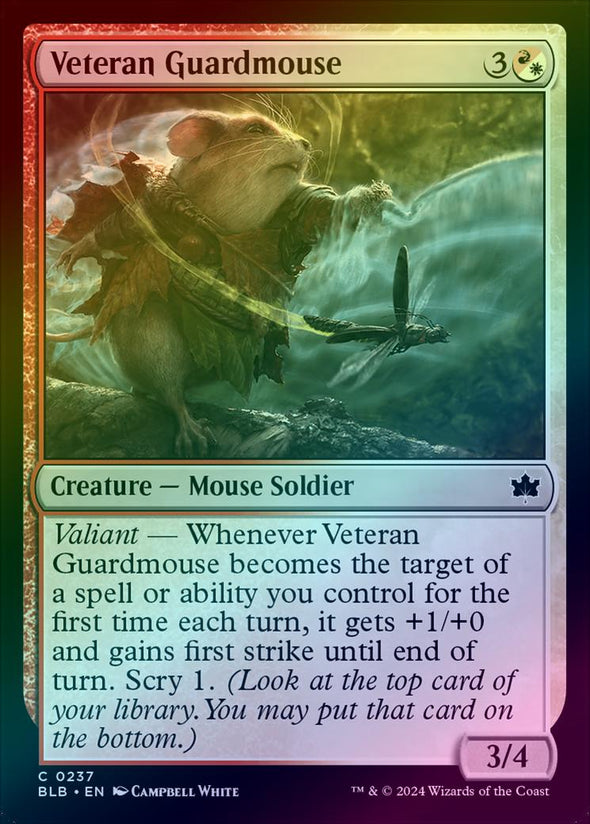 Veteran Guardmouse (Foil) (BLB)