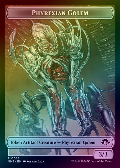 Phyrexian Golem Token (Foil) (TMH3)