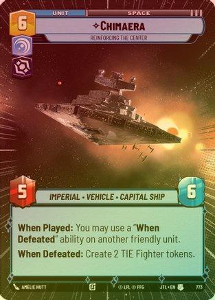 Chimaera - Reinforcing the Center (Hyperspace) - 773 - Uncommon (Foil)
