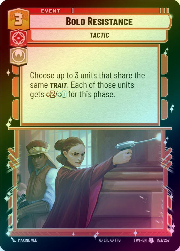 Bold Resistance - 153/257 - Uncommon (Foil)