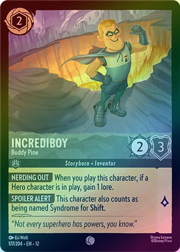 Incrediboy (Buddy Pine) - 177/204 - Common (Foil)