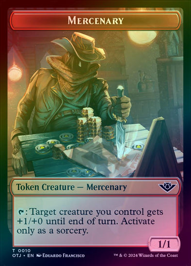 Mercenary Token (Foil) (TOTJ)