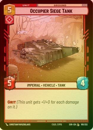 Occupier Siege Tank - 165/252 - Common (Foil)