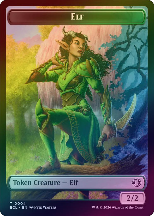 Elf // Kithkin Token (Foil) (TECL)