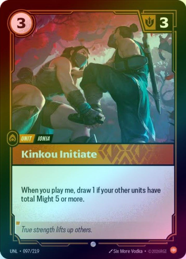 Kinkou Initiate - 097/219 - Common (Foil)