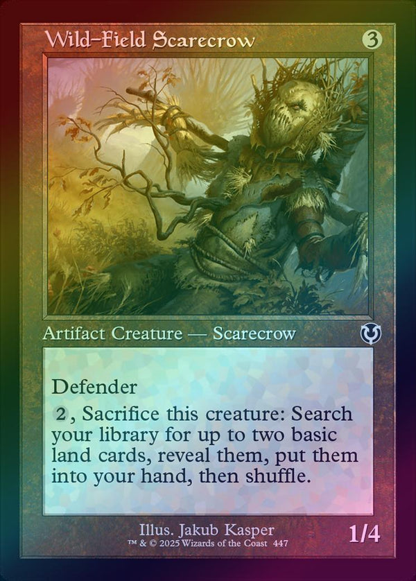Wild-Field Scarecrow - Retro Frame (Foil) (INR)