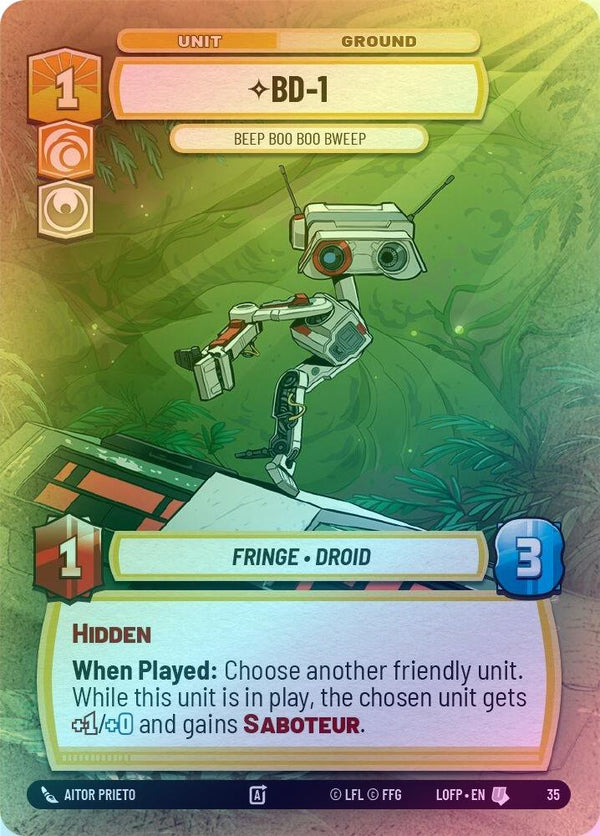 BD-1 - Beep Boo Boo Bweep - 35 - Uncommon (Foil)