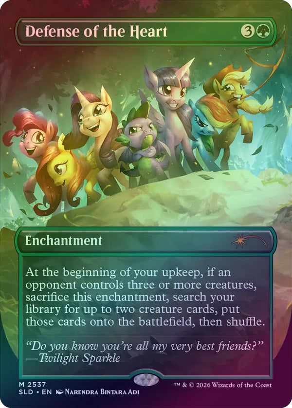 Defense of the Heart - My Little Pony: Friendship is Magic (Foil) (SLD)
