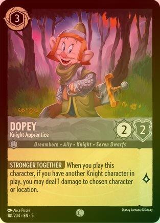 Dopey (Knight Apprentice) - 181/204 - Common (Foil)