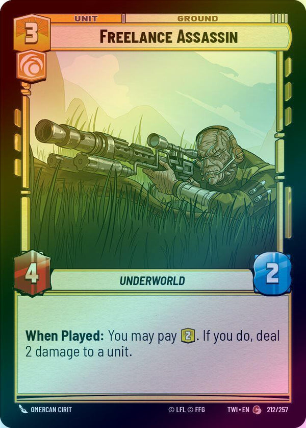 Freelance Assassin - 212/257 - Common (Foil)