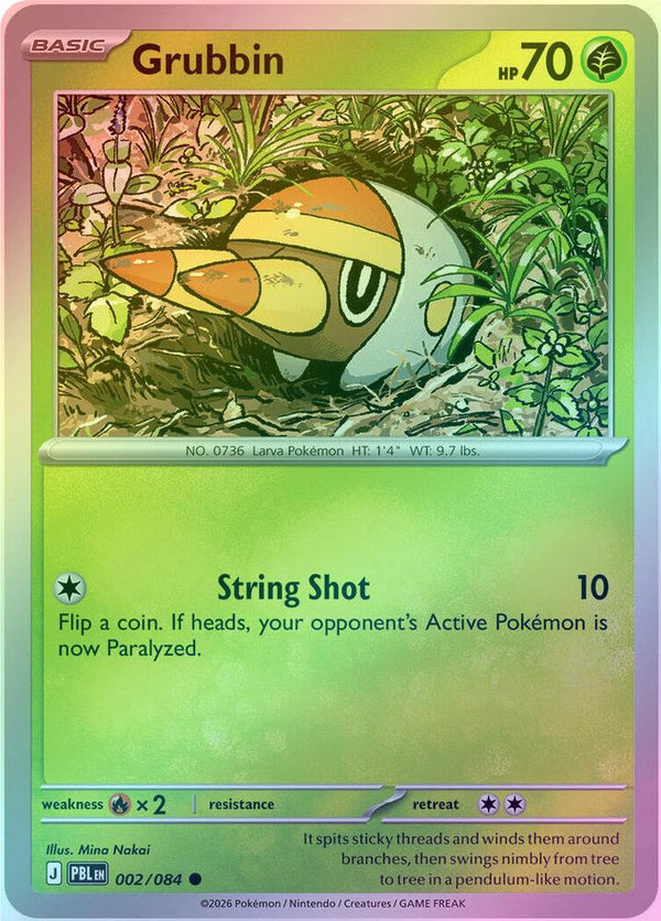 Grubbin - 002/084 - Common - Reverse Holo