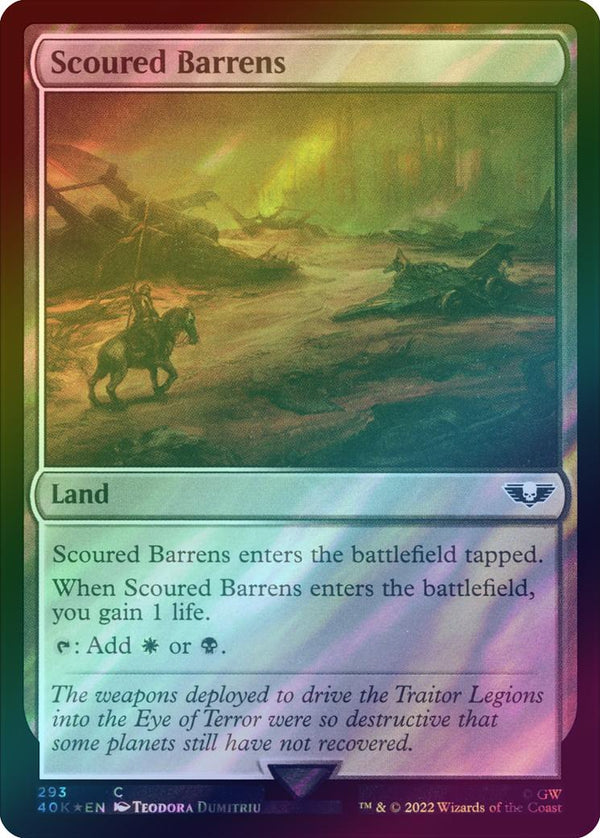 Scoured Barrens (Surge Foil) (40K)