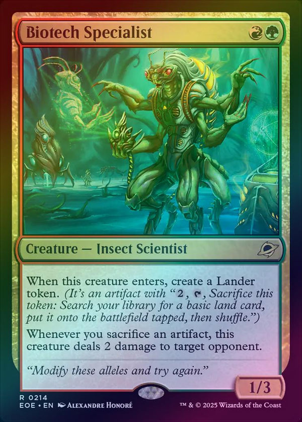 Biotech Specialist (Foil) (EOE)