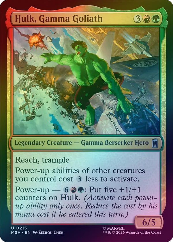 Hulk, Gamma Goliath (Foil) (MSH) (Pre-Order)