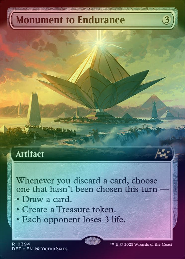 Monument to Endurance - Extended Art (Foil) (DFT)
