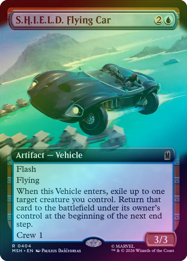 S.H.I.E.L.D. Flying Car - Extended Art (Foil) (MSH) (Pre-Order)