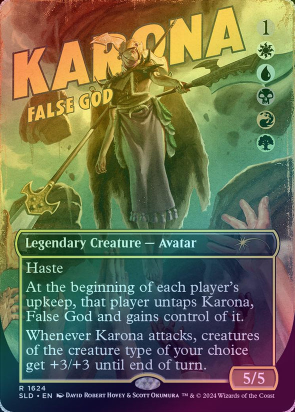 Karona, False God - Outlaw Anthology 2 Sinister Scoundrels (Foil) (SLD)