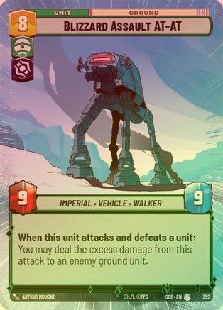 Blizzard Assault AT-AT (Hyperspace) - 352 - Uncommon (Foil)