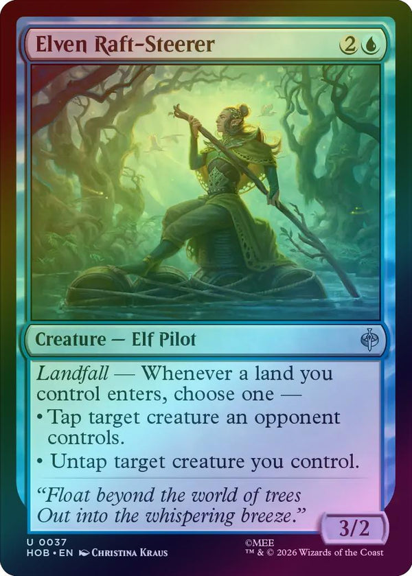 Elven Raft-Steerer (Foil) (HOB) (Pre-Order)