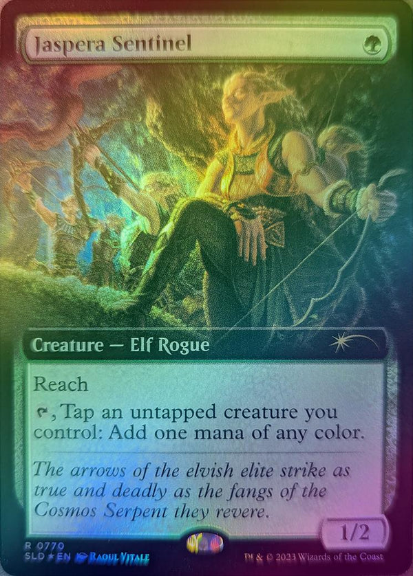 Jaspera Sentinel - Elusive Elves (Foil) (SLD)