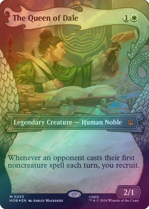 The Queen of Dale - Dragon Hoard Frame (Surge Foil) (HOB) (Pre-Order)