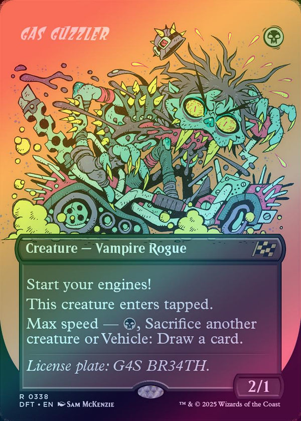 Gas Guzzler - Borderless Rude Rider (Foil) (DFT)
