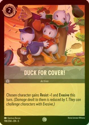 Duck for Cover! - 198/204 - Common (Foil)