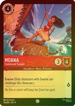Moana (Undeterred Voyager) (Fabled Reprint) - 116/204 - Common (Foil)