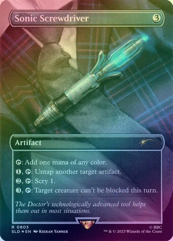 Sonic Screwdriver - Borderless (Foil) (SLD)
