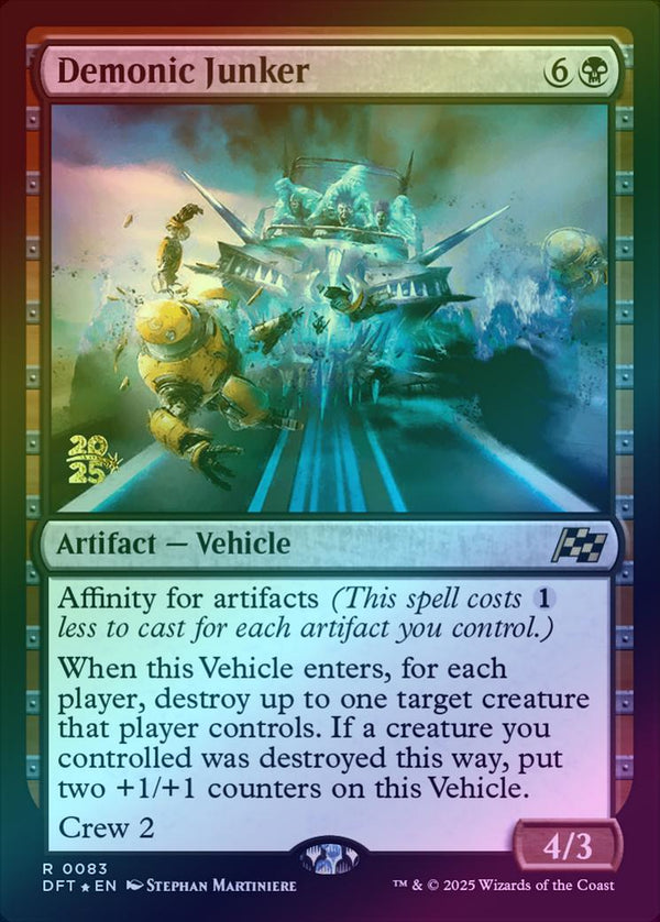 Demonic Junker - Prerelease Promo (Foil) (PDFT)
