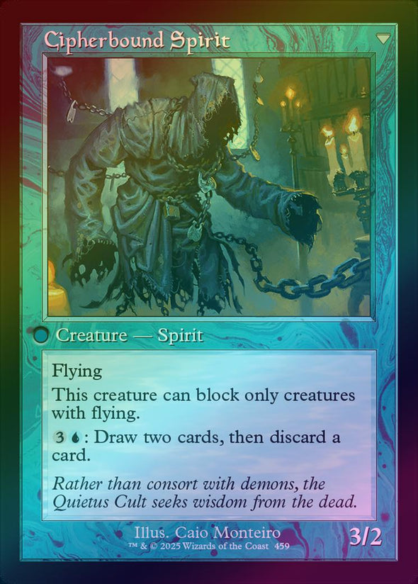 Soulcipher Board // Cipherbound Spirit - Retro Frame (Foil) (INR)