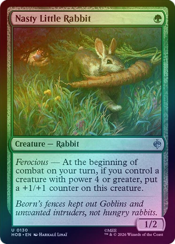 Nasty Little Rabbit (Foil) (HOB) (Pre-Order)