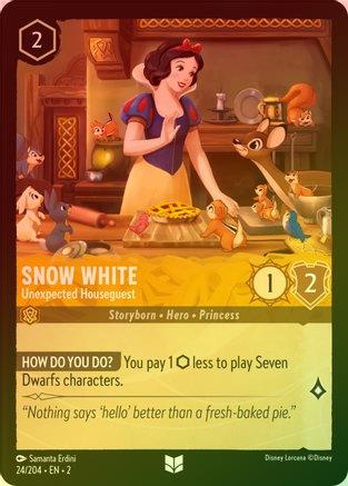 Snow White (Unexpected Houseguest) - 24/204 - Uncommon (Foil)