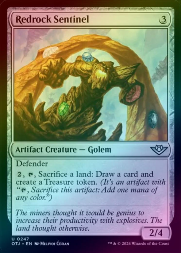 Redrock Sentinel (Foil) (OTJ)