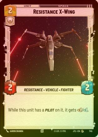 Resistance X-Wing - 745 - Common (Foil)