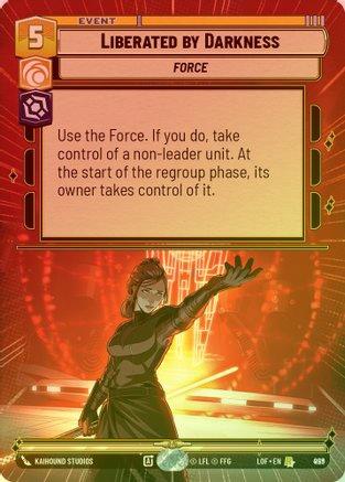 Liberated by Darkness (Hyperspace) - 929 - Rare (Foil)