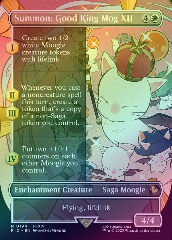 Summon: Good King Mog XII - Borderless (Foil) (FIC)