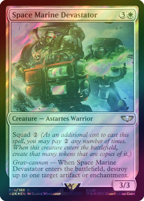 Space Marine Devastator (Surge Foil) (40K)